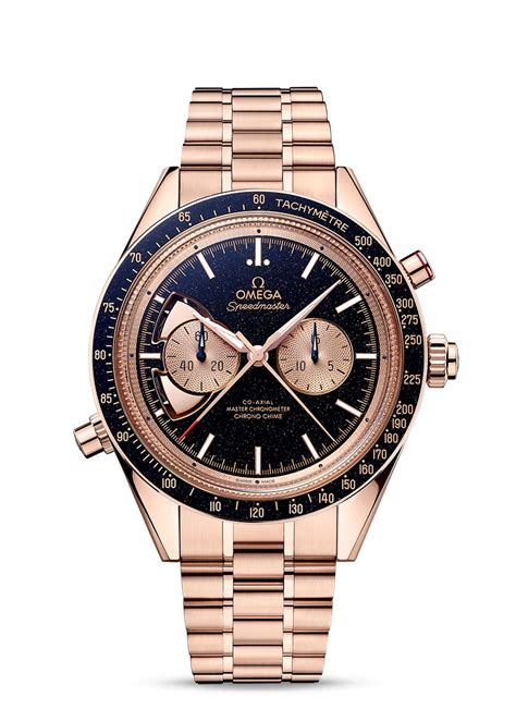 omega 522.50.45.52.03.001 price|Speedmaster Chrono Chime 45 mm, Sedna™ gold on Sedna™ gold.